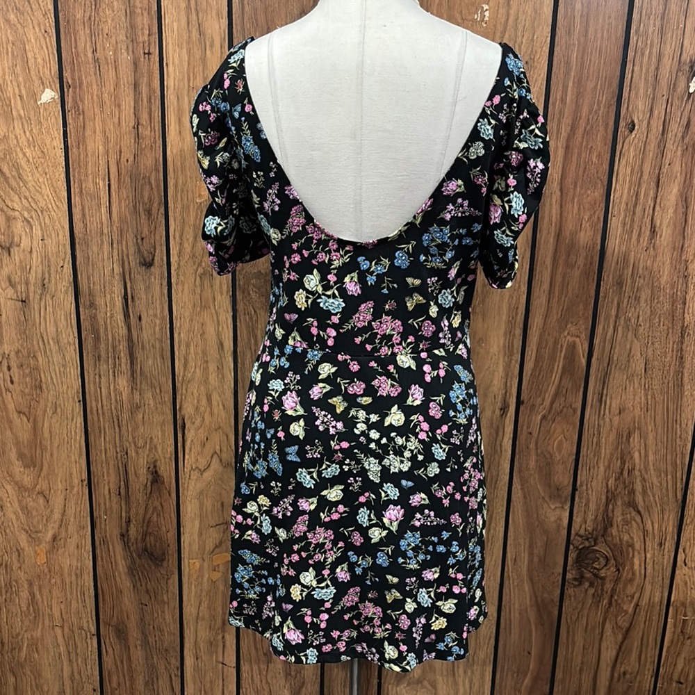 Floral Black Dress - Picture 4 of 7
